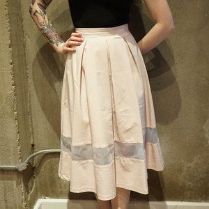 Topshop Blush Pink Full Circle Ballerina Skirt